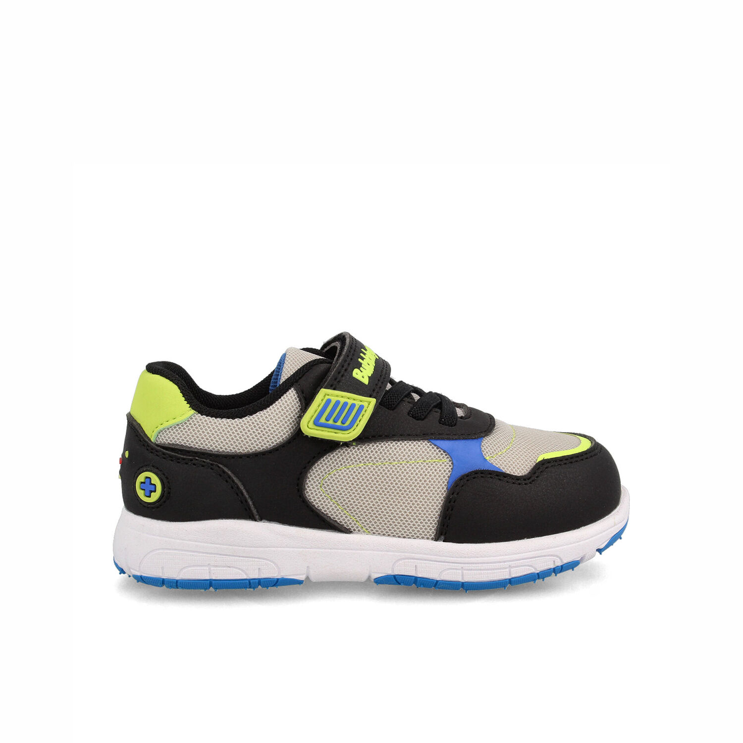 Zapatilla Ni&ntilde;o Bubblegummers Soft Walker Negro - Gris image number 0.0